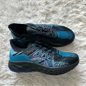 Sadmon Mens Sneakers Blue Black New With Tags Size 9.5